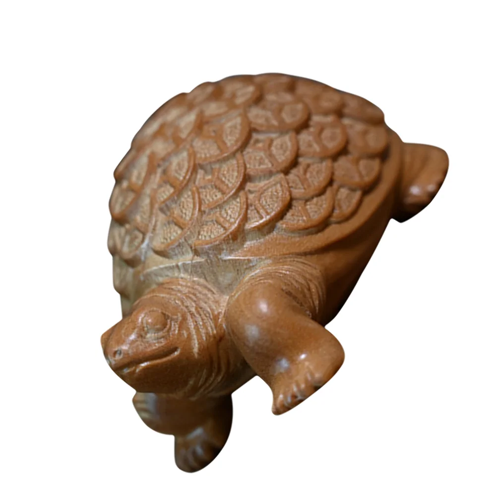 Adorable Wood Craft Turtle Tea Pet Decor Exquisite Tea Pet Desktop Turtle Figurine
Adorable Wood Craft Turtle Tea Pet Decor Exquisite Tea Pet Desktop Turtle Figurine