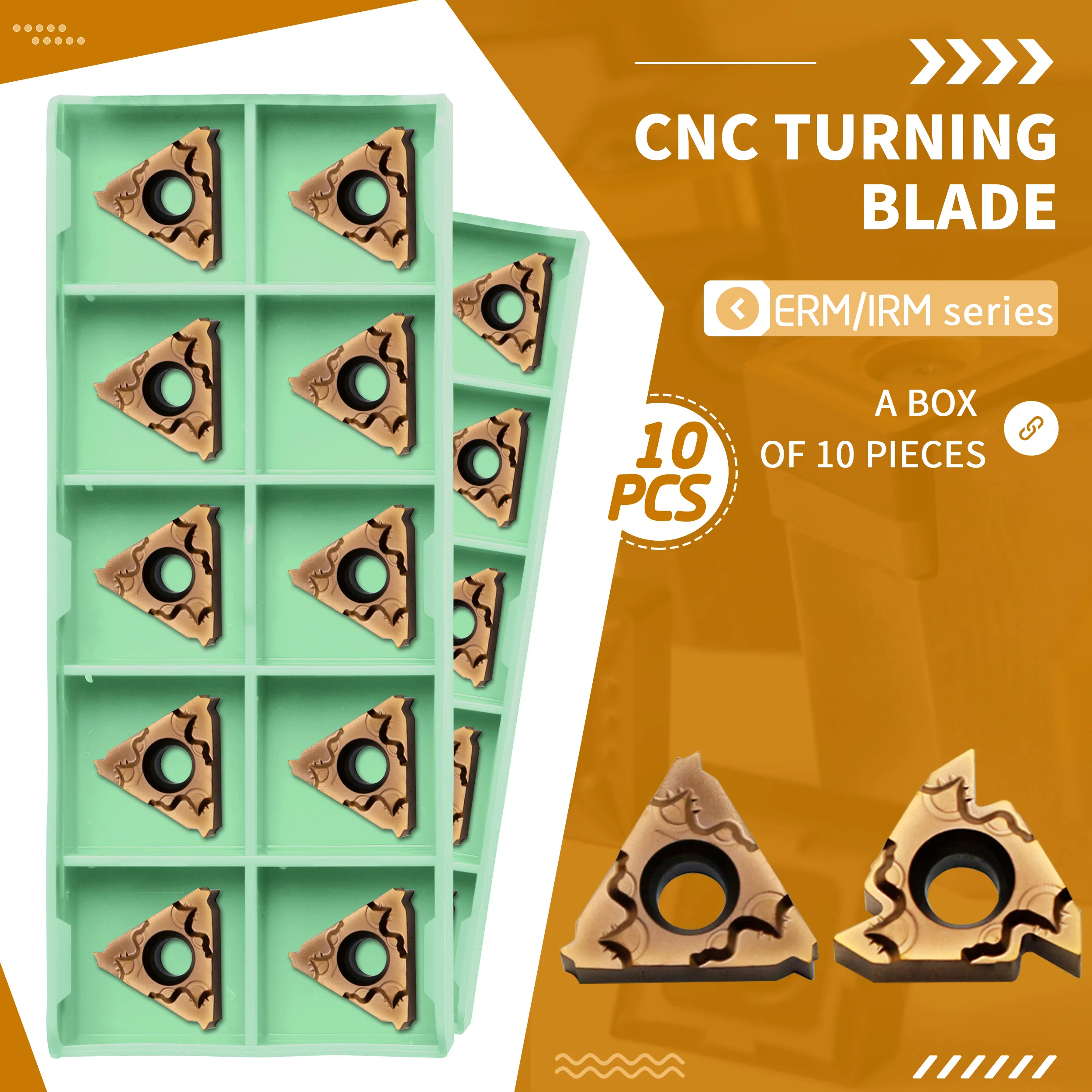 High Quality Thread Inserts 16E/IRM 1.0/1.5/1.75/2.0/2.5/3.0ISO 11/14/18/19W P7320S CNC Lathe Tools Special For Stainless Steel
High Quality Thread Inserts 16E/IRM 1.0/1.5/1.75/2.0/2.5/3.0ISO 11/14/18/19W P7320S CNC Lathe Tools Special For Stainless Steel