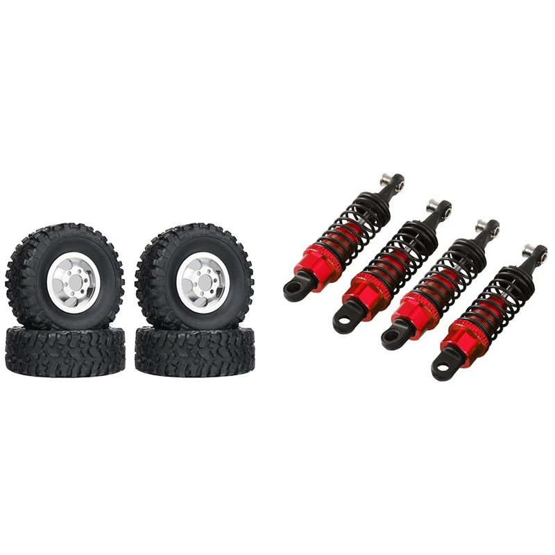 Oil Filled Type Shock Sbsorbers Extension Seat With Metal Wheel Hub With Rubber Tire,For WPL FJ40 C14 B24 1/16 RC Car
Oil Filled Type Shock Sbsorbers Extension Seat With Metal Wheel Hub With Rubber Tire,For WPL FJ40 C14 B24 1/16 RC Car
