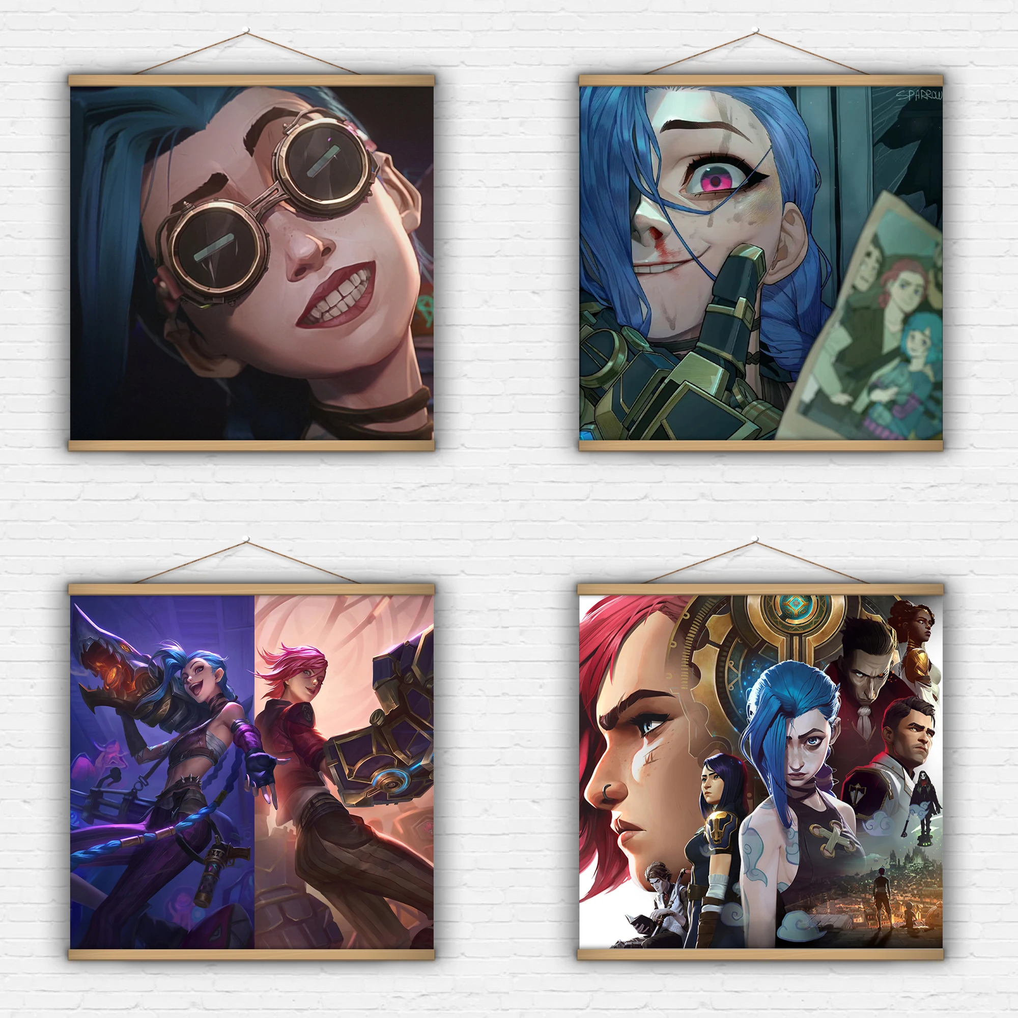 Arcane Poster Popular TV Series LOL Jinx Vi Caitlyn Animation League Legends Painting Decorative Tapestry Design Creativity Wall
Arcane Poster Popular TV Series LOL Jinx Vi Caitlyn Animation League Legends Painting Decorative Tapestry Design Creativity Wall
