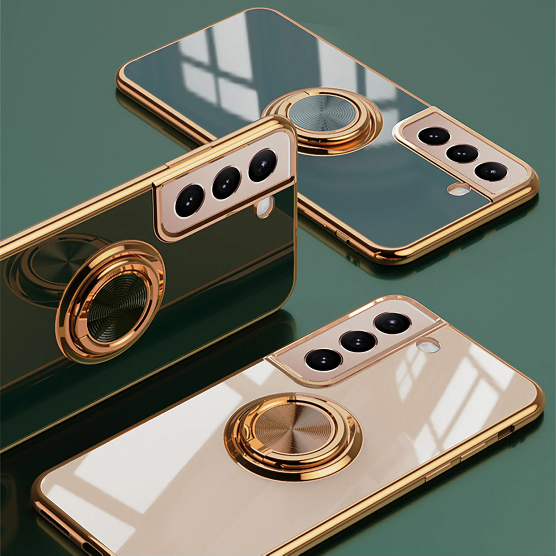 Plating Magnetic Attraction Bracket Phone Case For Samsung S22 Ultra Finger Ring Cover For Galaxy S22 Plus With Stand Holder
Plating Magnetic Attraction Bracket Phone Case For Samsung S22 Ultra Finger Ring Cover For Galaxy S22 Plus With Stand Holder