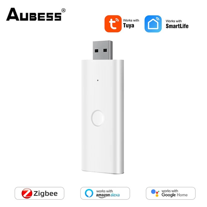 AUBESS Tuya USB Multi-mode Gateway Smart Hub Wireless Bridge Smart Home Works With Smart Life App Control Alexa Google Home 
AUBESS Tuya USB Multi-mode Gateway Smart Hub Wireless Bridge Smart Home Works With Smart Life App Control Alexa Google Home