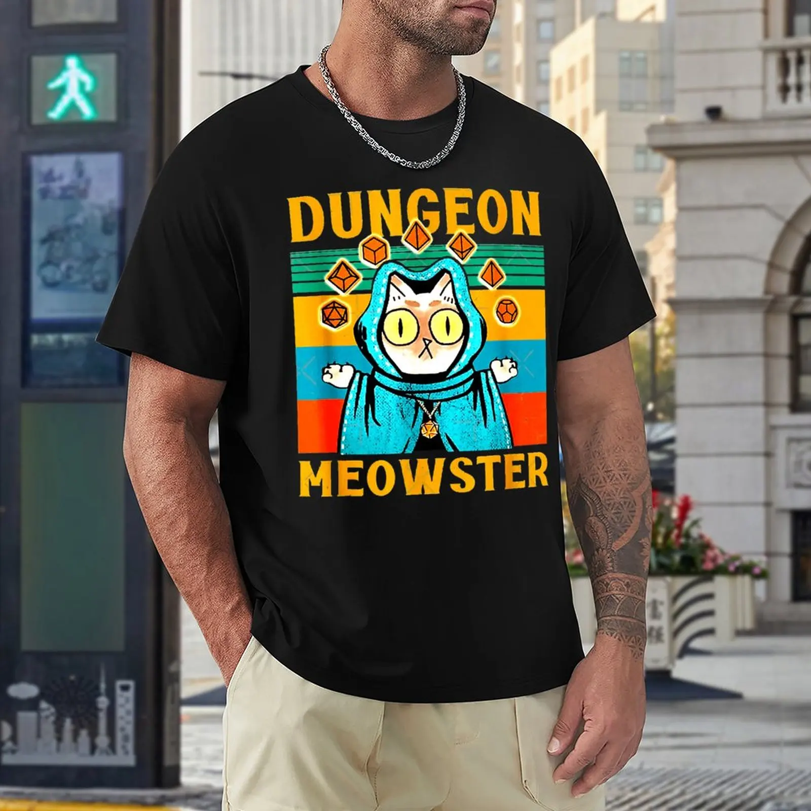 Забавная Веселая нерди-геймерская кошка с круглым вырезом Dungeon And Meowster D20 футболка с изображением игральных костей Акция тройники премиум-класса для розыгрышей соревнований по активности Eur Si
Забавная Веселая нерди-геймерская кошка с круглым вырезом Dungeon And Meowster D20 футболка с изображением игральных костей Акция тройники премиум-класса для розыгрышей соревнований по активности Eur Si