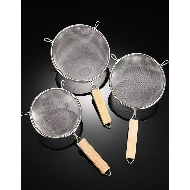 304 Stainless Steel Leak Strainers Noodle Spoon Dumpling Filter Wooden Handle Frying Oil Wooden Handle 2 Double Ear Colander
304 Stainless Steel Leak Strainers Noodle Spoon Dumpling Filter Wooden Handle Frying Oil Wooden Handle 2 Double Ear Colander