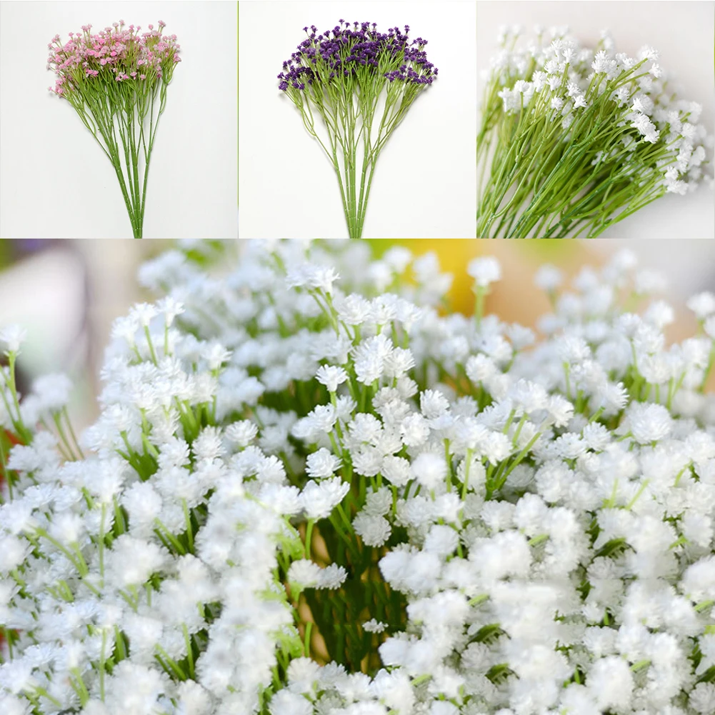 Artificial Flowers Gypsophila Wedding Bridal Bouquet DIY Home Garden Decoration Valentine's Day Gift 7-Pitch Gypsophila
Artificial Flowers Gypsophila Wedding Bridal Bouquet DIY Home Garden Decoration Valentine's Day Gift 7-Pitch Gypsophila