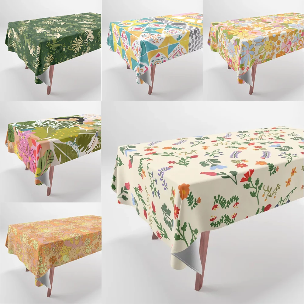 Nordic Floral Pattern Printed Tablecloth Home Decor Rectangular Party Tablecloth Tablecloth Aesthetics
Nordic Floral Pattern Printed Tablecloth Home Decor Rectangular Party Tablecloth Tablecloth Aesthetics