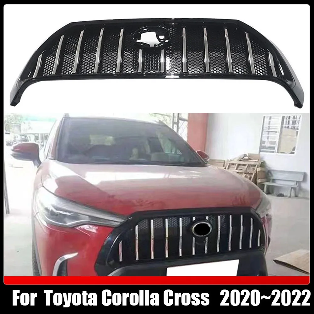 For Toyota Corolla Cross 2020~2022 Car Bumper Hood Grill ABS Front Middle Grille Auto Exterior Parts Gloss Black Grills
For Toyota Corolla Cross 2020~2022 Car Bumper Hood Grill ABS Front Middle Grille Auto Exterior Parts Gloss Black Grills