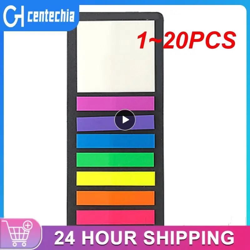 1~20PCS Sticky Bookmarks PVC Sticky Labels Lightweight No Trace Fashion Fluorescent Self Sticky Notes Lined Memos Decor
1~20PCS Sticky Bookmarks PVC Sticky Labels Lightweight No Trace Fashion Fluorescent Self Sticky Notes Lined Memos Decor