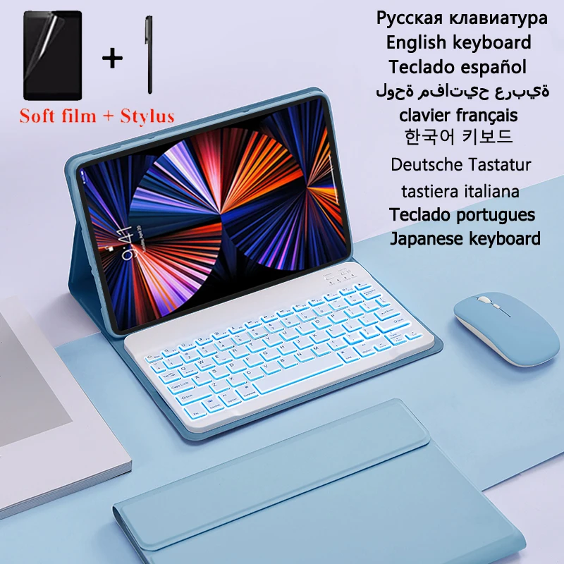 Keyboard for Lenovo Tab P11 Case TB-J606F Cover for Funda Lenovo Tab P11 Plus Xiaoin Pad Plus Backlit Keyboard Teclado Funda
Keyboard for Lenovo Tab P11 Case TB-J606F Cover for Funda Lenovo Tab P11 Plus Xiaoin Pad Plus Backlit Keyboard Teclado Funda