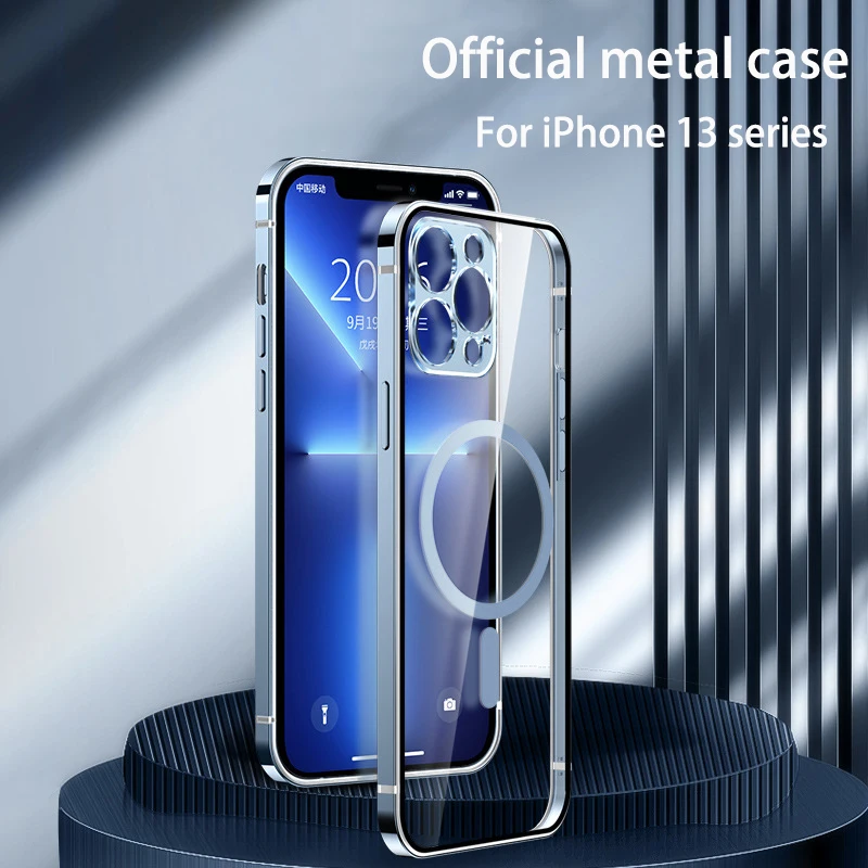 Чехол для телефона для iphone 14 13 12 Pro max Магнитный всасывающий Новый универсальный объектив magsafe высококачественный защитный чехол из нержавею...
Чехол для телефона для iphone 14 13 12 Pro max Магнитный всасывающий Новый универсальный объектив magsafe высококачественный защитный чехол из нержавею...