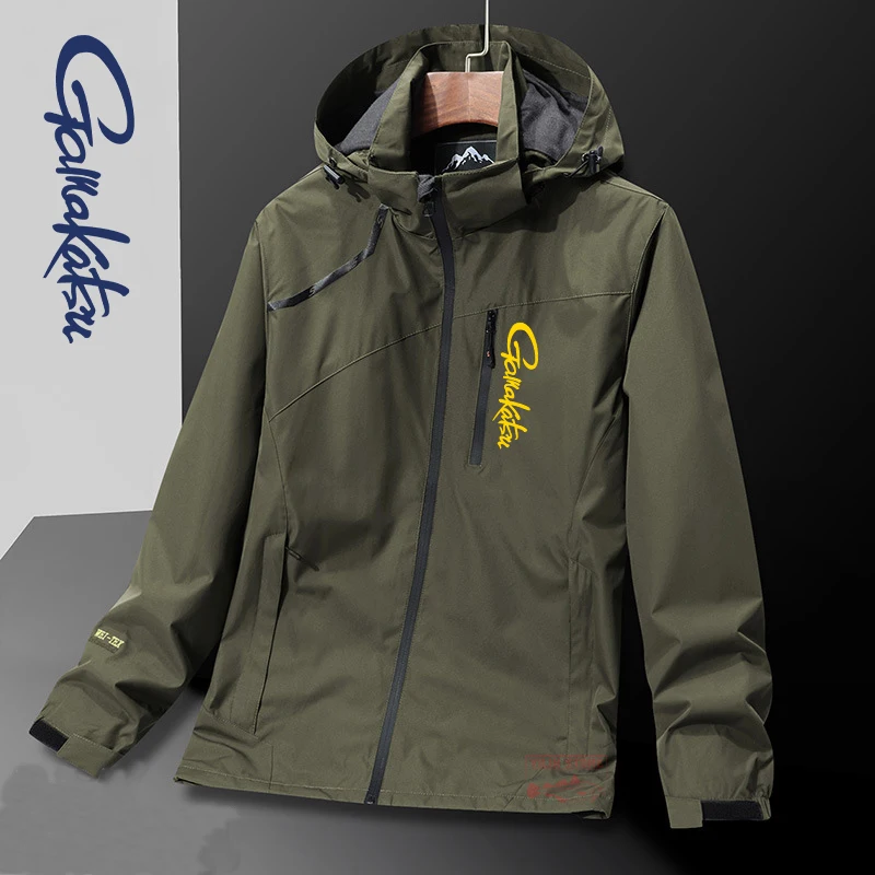 Gamakatsu Spring Autumn Fishing Hooded Jacket Windbreaker Fishing Waterdproof Jacket Male Thin Outerwear Outdoor Fishing Clothes
Gamakatsu Spring Autumn Fishing Hooded Jacket Windbreaker Fishing Waterdproof Jacket Male Thin Outerwear Outdoor Fishing Clothes