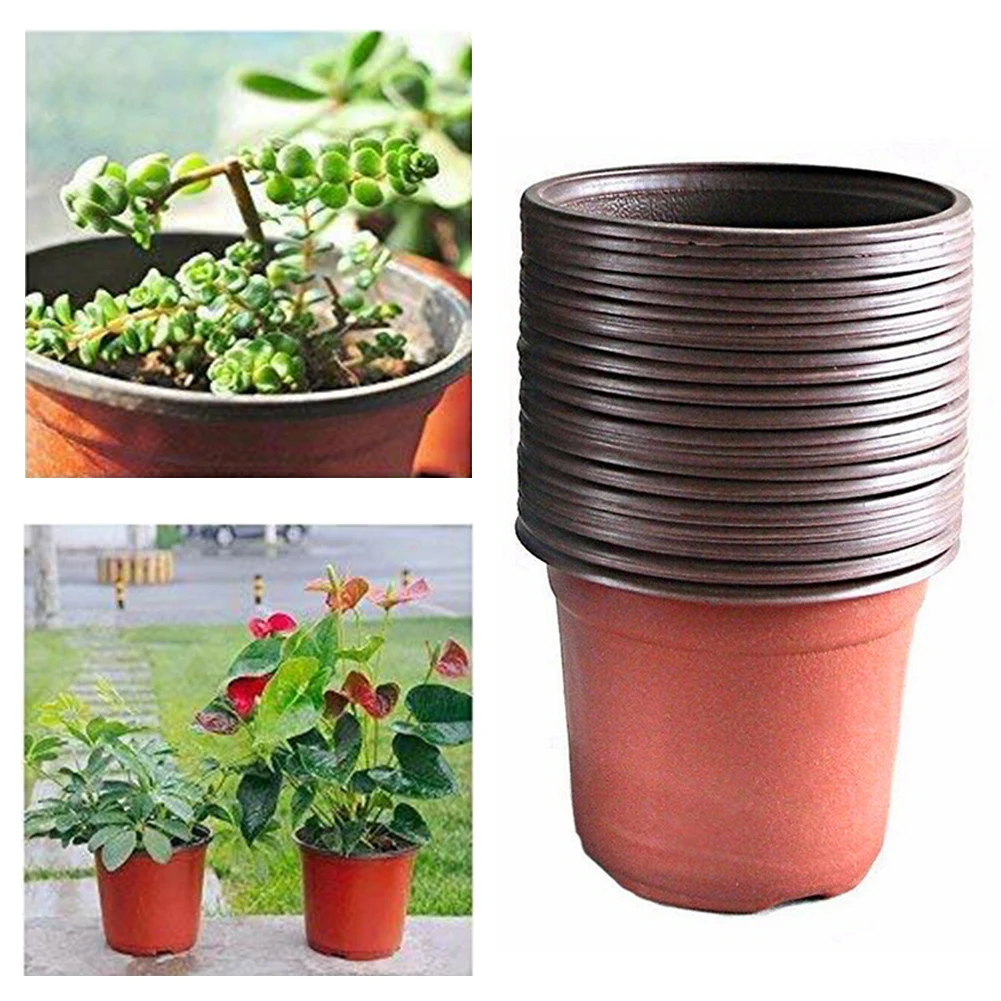 100pcs Plant Nursery Washable Container Seedling Plastic Succulents Flower Pot Balcony Lightweight Round Garden Drain Reusable
100pcs Plant Nursery Washable Container Seedling Plastic Succulents Flower Pot Balcony Lightweight Round Garden Drain Reusable