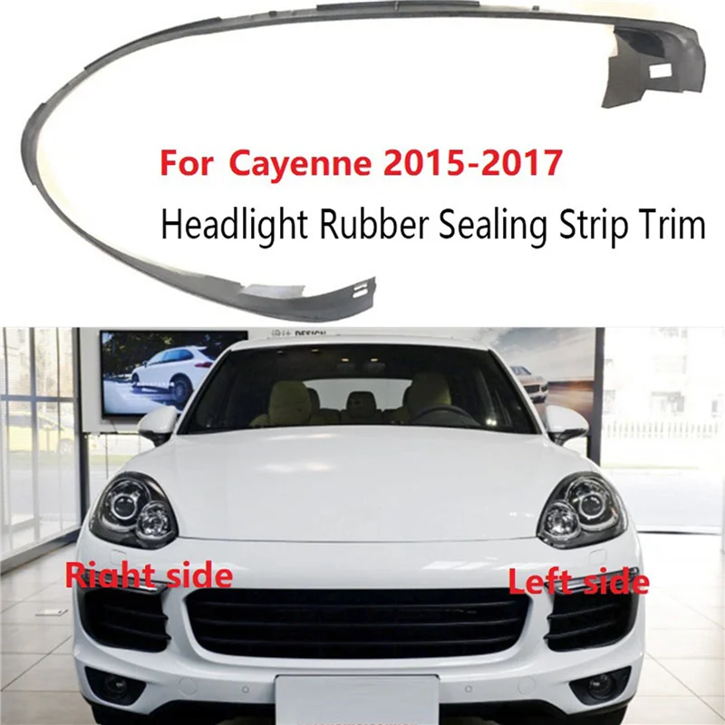 Car Left Headlight Rubber Sealing Strip Trim Head Light Lamp Decorative Strip for Porsche Cayenne 2015-2017
Car Left Headlight Rubber Sealing Strip Trim Head Light Lamp Decorative Strip for Porsche Cayenne 2015-2017