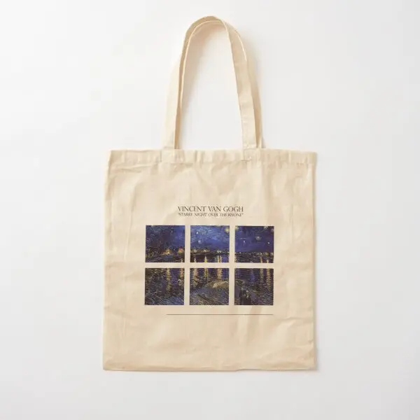 Starry Night Over The Rhone Cotton Canvas Bag Travel Fabric Printed Shoulder Bag Handbag Designer Unisex Women Casual Reusable
Starry Night Over The Rhone Cotton Canvas Bag Travel Fabric Printed Shoulder Bag Handbag Designer Unisex Women Casual Reusable