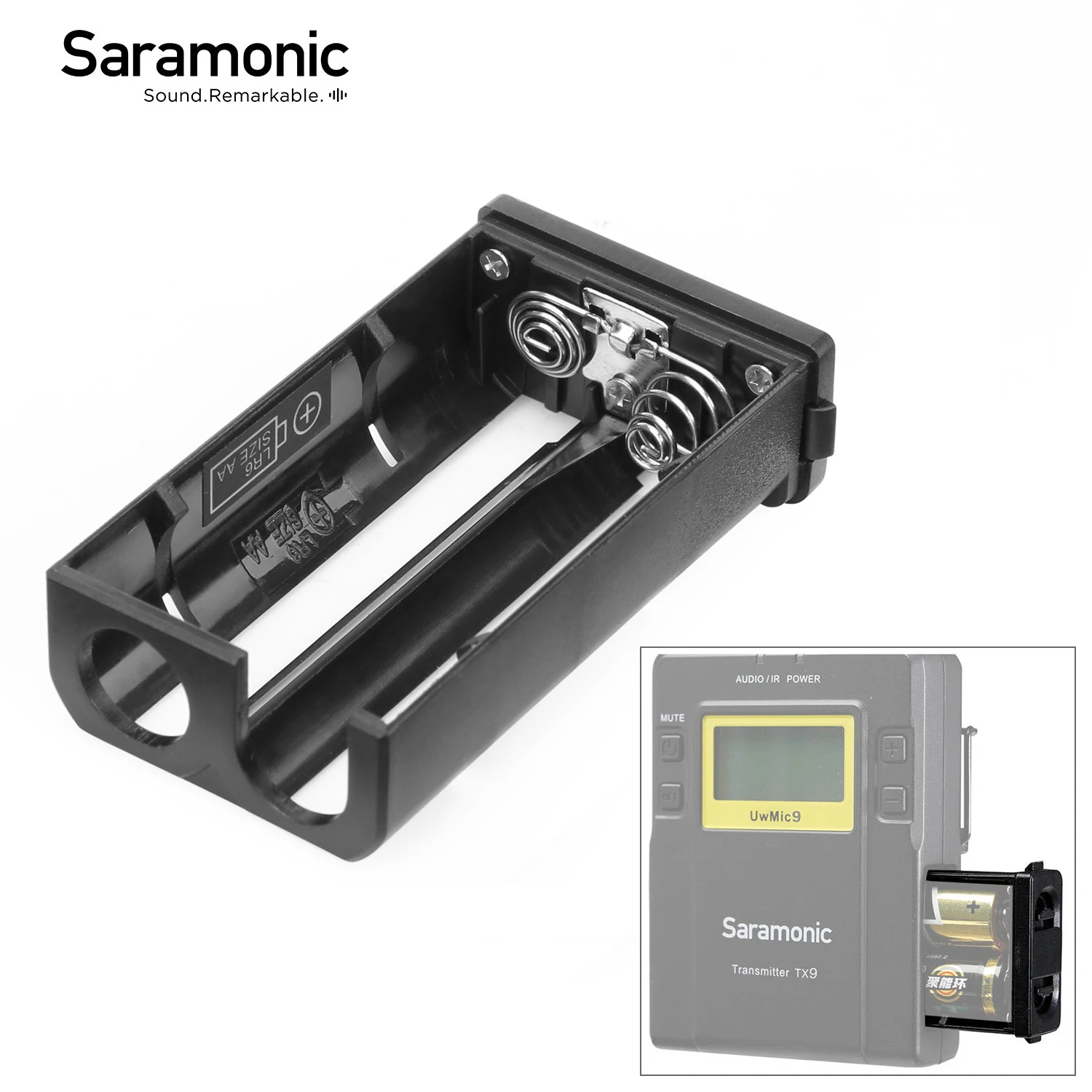 Saramonic SR-UMBC1 Solid ABS Battery Case Compartment Replacement for UWMIC9 UWMIC10 UWMIC15 SR-WM4C Wireless Lavalier Microfone
Saramonic SR-UMBC1 Solid ABS Battery Case Compartment Replacement for UWMIC9 UWMIC10 UWMIC15 SR-WM4C Wireless Lavalier Microfone