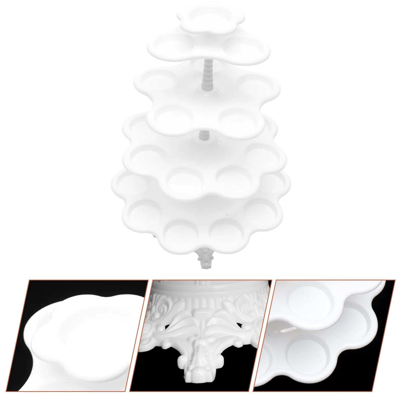 Stand Cake Dessert Cupcake Holder Pastry Display Tray Tower Serving Wedding Shelf Candy Fruit Platter Rack White Tree Plates
Stand Cake Dessert Cupcake Holder Pastry Display Tray Tower Serving Wedding Shelf Candy Fruit Platter Rack White Tree Plates