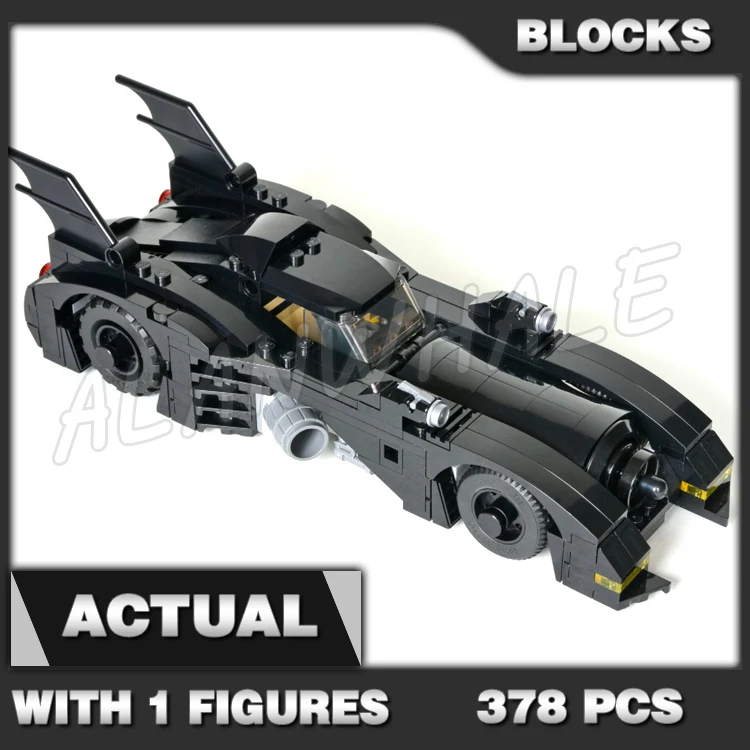 378pcs Super Fighter 1989 Batmobile Car 2019 Limited Edition Flame Exhaust 7147 Building Blocks Toy Compatible With Model
378pcs Super Fighter 1989 Batmobile Car 2019 Limited Edition Flame Exhaust 7147 Building Blocks Toy Compatible With Model