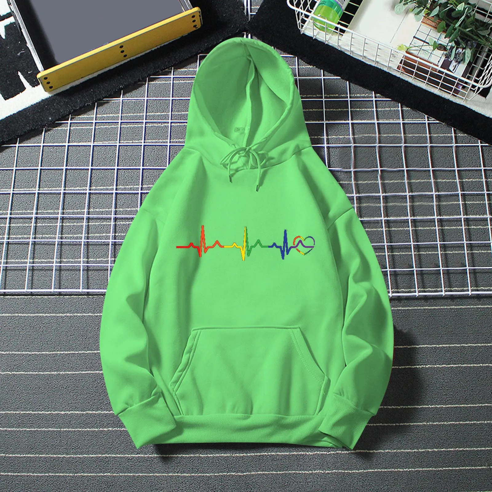 Women Casual Solid Color Hooded Love Printed Hooded Pockets Sweatshirt Womens Neon Sweatshirt Womens Brand Hoodie
Women Casual Solid Color Hooded Love Printed Hooded Pockets Sweatshirt Womens Neon Sweatshirt Womens Brand Hoodie
