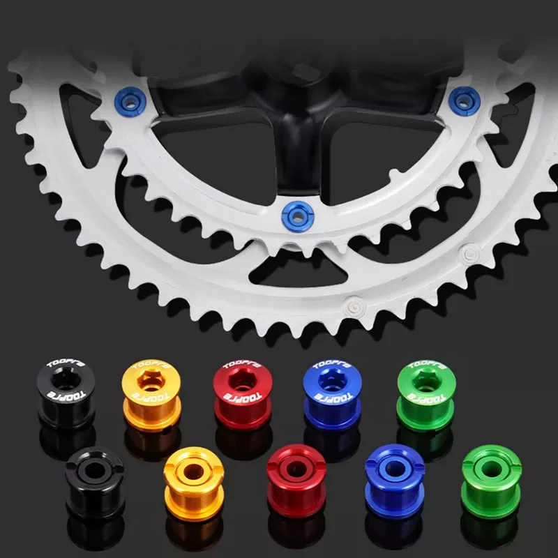 

5Pcs MTB Bicycle Chainwheel Screws Cycling Chainring Wheel Bolt Alloy Plate Nails Sprocket Road Bike Screws For Crankset Parts