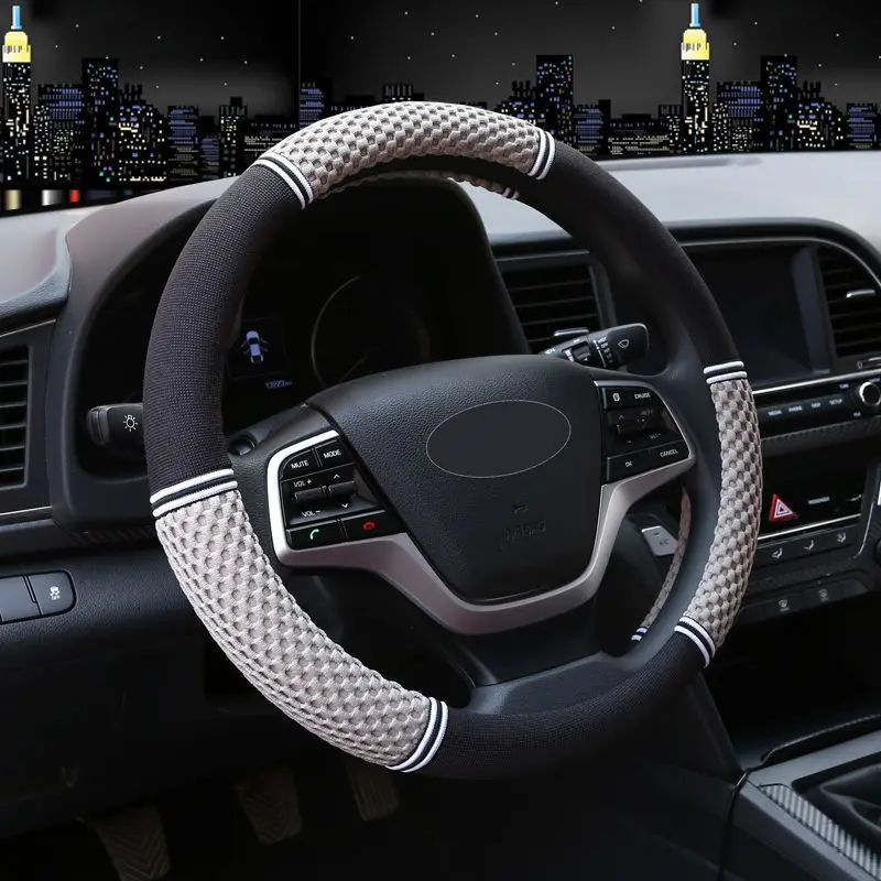 Ice Silk Car Steering Wheel Cover Universal Grip Cover Suitable for Four Seasons Summer New
Ice Silk Car Steering Wheel Cover Universal Grip Cover Suitable for Four Seasons Summer New