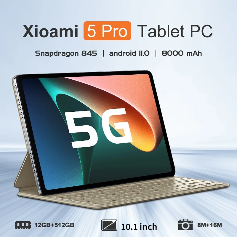 2023 New Global Version Tablet Android 11.0 Pad 5 Pro 12GB+512GB Tablets PC 5G Dual SIM Card or WIFI HD Mi Tablet
2023 New Global Version Tablet Android 11.0 Pad 5 Pro 12GB+512GB Tablets PC 5G Dual SIM Card or WIFI HD Mi Tablet