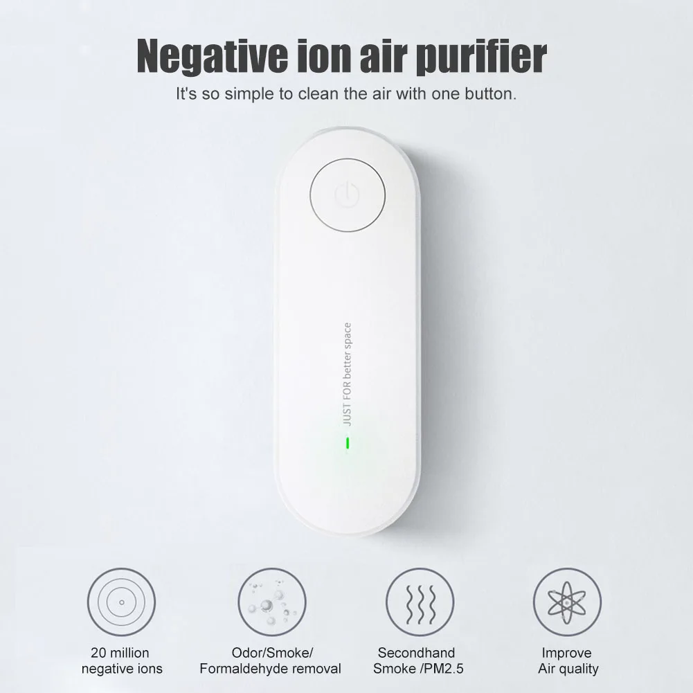 Small Air Purifier Ionic Car Deodorizer HEPA Fresheners Filter Air Cleaner for Home, Car, Travel, Bedroom, Office Dropshipping
Small Air Purifier Ionic Car Deodorizer HEPA Fresheners Filter Air Cleaner for Home, Car, Travel, Bedroom, Office Dropshipping