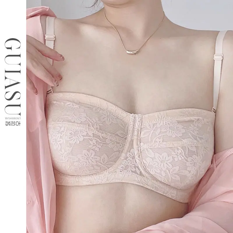 34-40BCD Strapless Underwear Women's Thin Large Chest Shiny Large Size Bra Strapless Non-slip Sexy Bra
34-40BCD Strapless Underwear Women's Thin Large Chest Shiny Large Size Bra Strapless Non-slip Sexy Bra