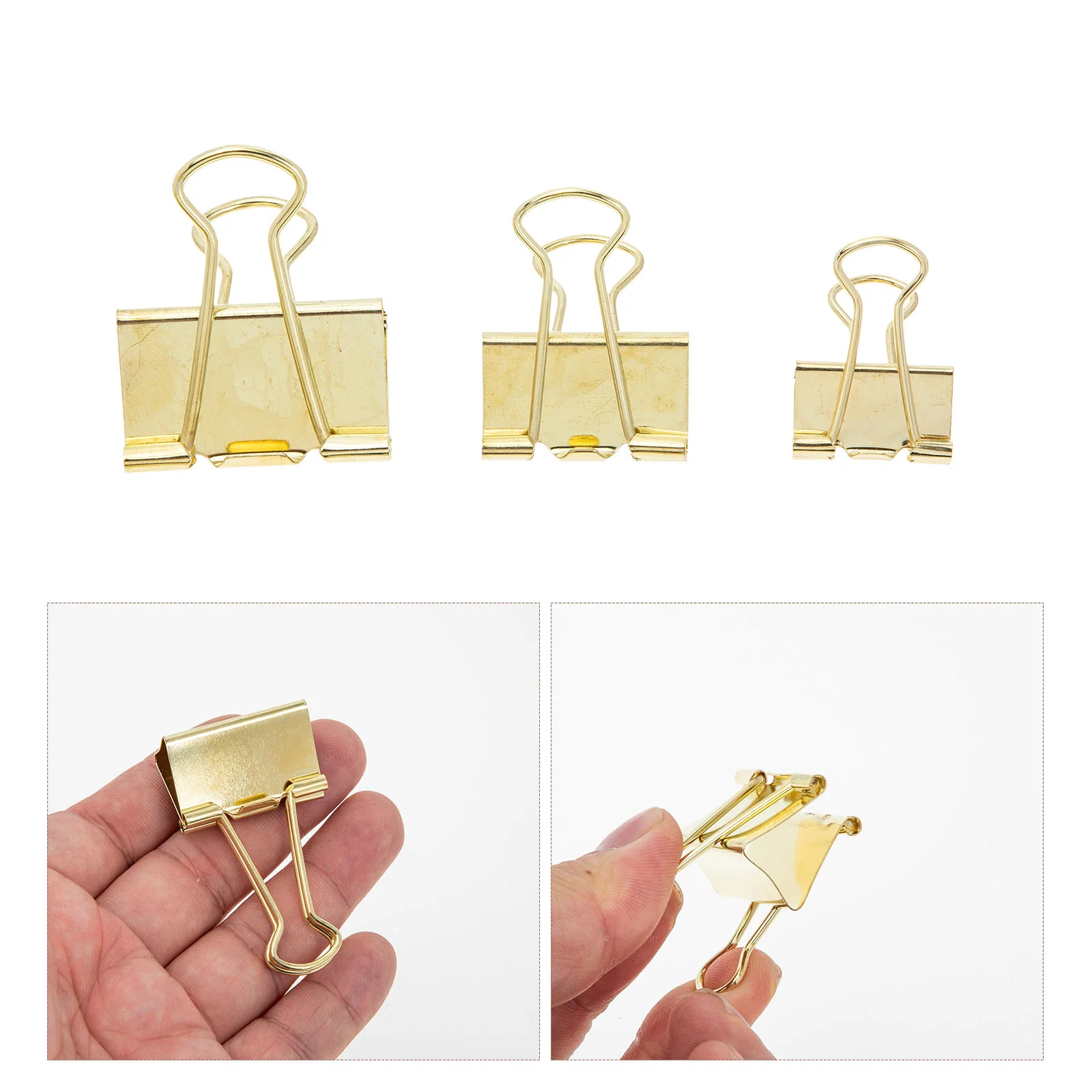 30Pcs Portable Paper Clips Multi-function Binder Clamps Household Paper Clamps File Supply
30Pcs Portable Paper Clips Multi-function Binder Clamps Household Paper Clamps File Supply