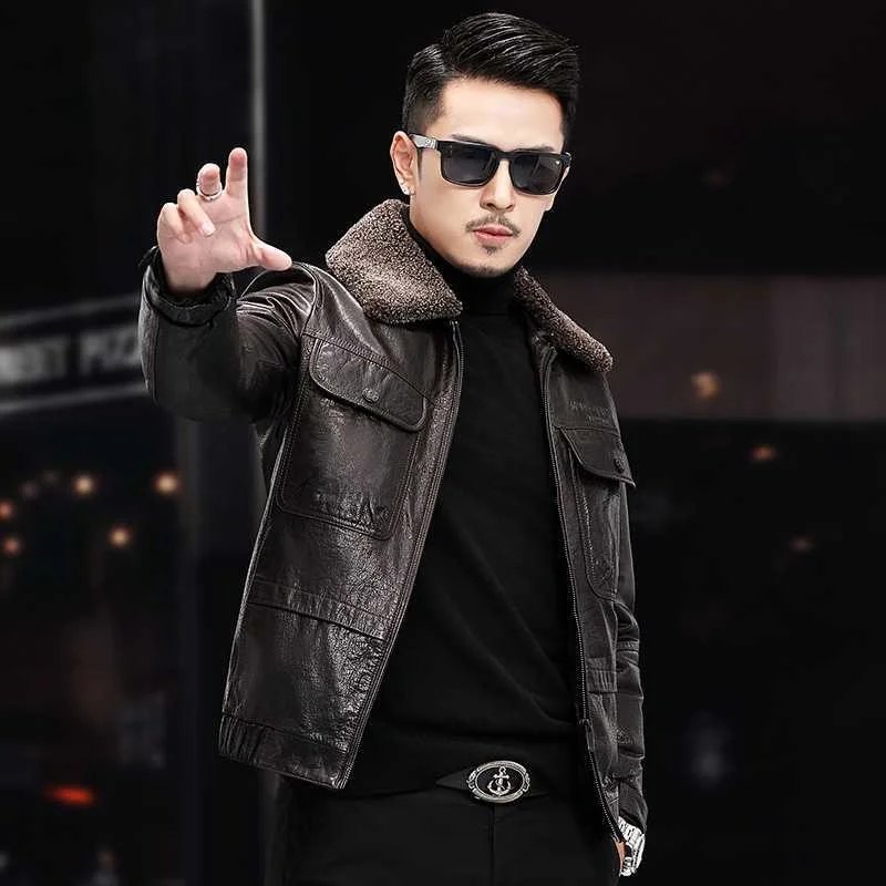 100% genuine leather real 2024 New Autumn Top Coat Oil Wax Calfskin Men's Genuine Leather Short Korean Fit Fashion Jacket
100% genuine leather real 2024 New Autumn Top Coat Oil Wax Calfskin Men's Genuine Leather Short Korean Fit Fashion Jacket