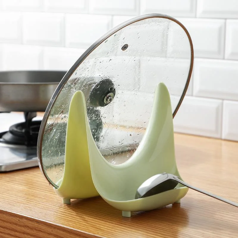 Kitchen Pot Cover Rack Punch-free Household Multi-function Pot Cover Storage Rack Plastic Shovel Spoon Spatula Utensils Holder
Kitchen Pot Cover Rack Punch-free Household Multi-function Pot Cover Storage Rack Plastic Shovel Spoon Spatula Utensils Holder