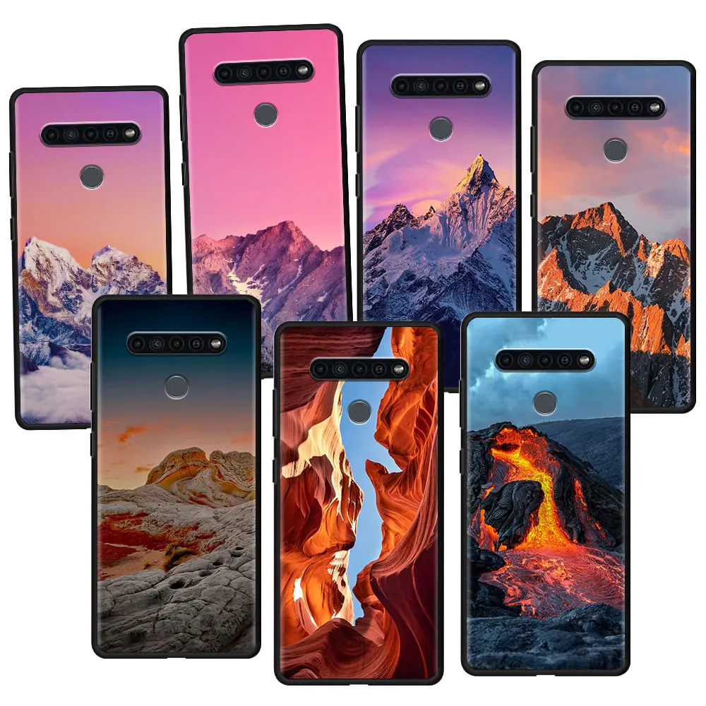 Retro Sunset Snow Mountain Black Case for LG K61 Q61 K41s K52 K92 K51s G8 G7 G8ThinQ K62 K50s G6 K71 K50 Q52 Funda Cell
Retro Sunset Snow Mountain Black Case for LG K61 Q61 K41s K52 K92 K51s G8 G7 G8ThinQ K62 K50s G6 K71 K50 Q52 Funda Cell