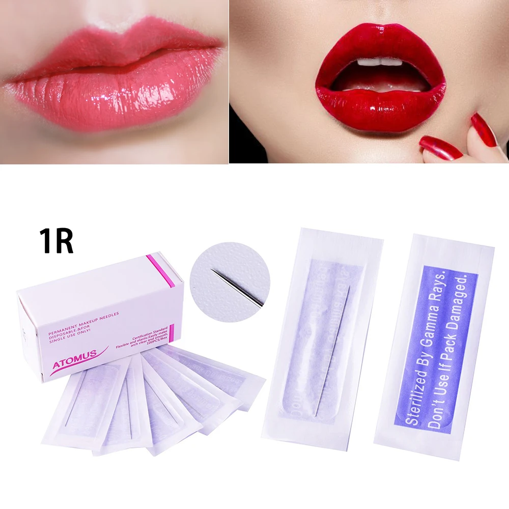 100Pcs Disposable Sterilized Professional Tattoo Needles 1R For Tattoo Eyebrow Pen Machine Permanent Makeup Needles 1R
100Pcs Disposable Sterilized Professional Tattoo Needles 1R For Tattoo Eyebrow Pen Machine Permanent Makeup Needles 1R