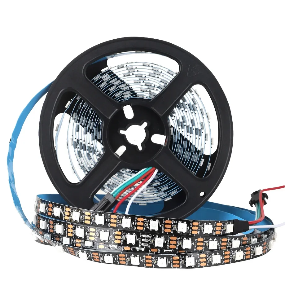 Smart RGBIC LED Strip WS2812B 30/60/144 LEDs/m Black/White
Smart RGBIC LED Strip WS2812B 30/60/144 LEDs/m Black/White