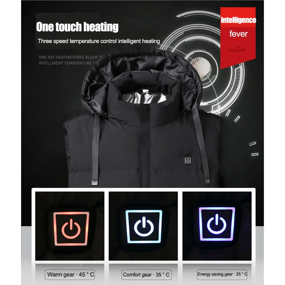 Умный жилет с электроподогревом осень-зима теплый жилет с электроподогревом USB 7 мест водонепроницаемый жилет с капюшоном для охоты туризма
Умный жилет с электроподогревом осень-зима теплый жилет с электроподогревом USB 7 мест водонепроницаемый жилет с капюшоном для охоты туризма