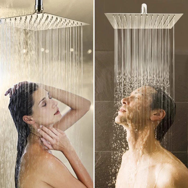 4/6/8 Inch Large Square Shower Head Stainless Steel High Pressure Shower Head Chrome Bathroom Accessories Water Saving Shower
4/6/8 Inch Large Square Shower Head Stainless Steel High Pressure Shower Head Chrome Bathroom Accessories Water Saving Shower
