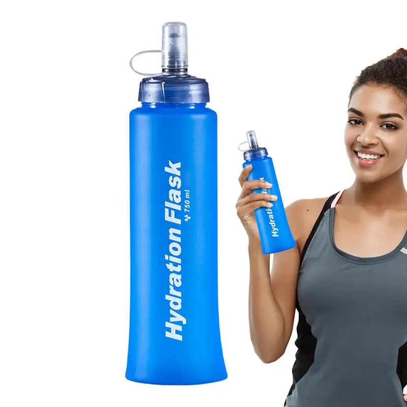 Foldable Water Bottle Soft TPU Water Bottle With Food Grade Silicone Nozzle Portable Water Bottle With Water Inlet Space Saving
Foldable Water Bottle Soft TPU Water Bottle With Food Grade Silicone Nozzle Portable Water Bottle With Water Inlet Space Saving