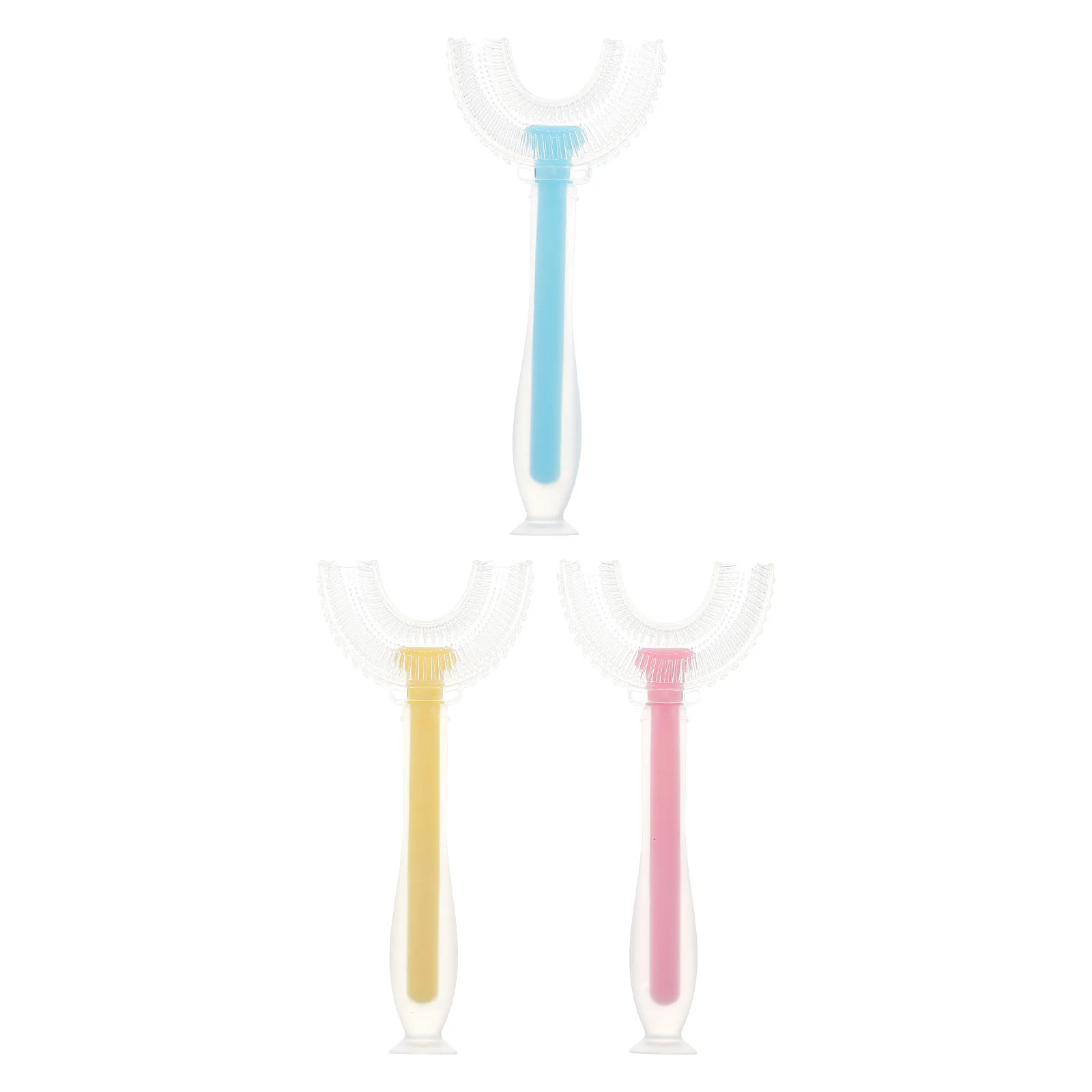 3pcs Portable Toothbrushes U-shaped Tooth Brushes Silicone Tooth Brushes Oral Toothbrushes for Kids Boys Girls
3pcs Portable Toothbrushes U-shaped Tooth Brushes Silicone Tooth Brushes Oral Toothbrushes for Kids Boys Girls
