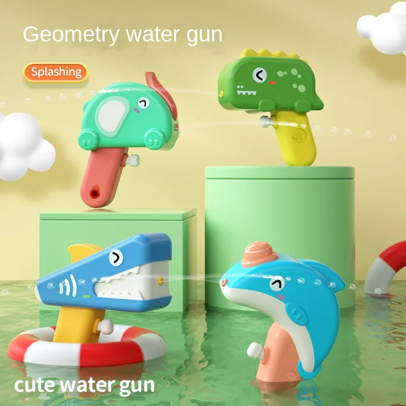 Children's Cartoon Water Gun Baby Summer Outdoor Water Toy Cute Tyrannosaurus Shark Cute Animal Pressing Small Water Guns
Children's Cartoon Water Gun Baby Summer Outdoor Water Toy Cute Tyrannosaurus Shark Cute Animal Pressing Small Water Guns