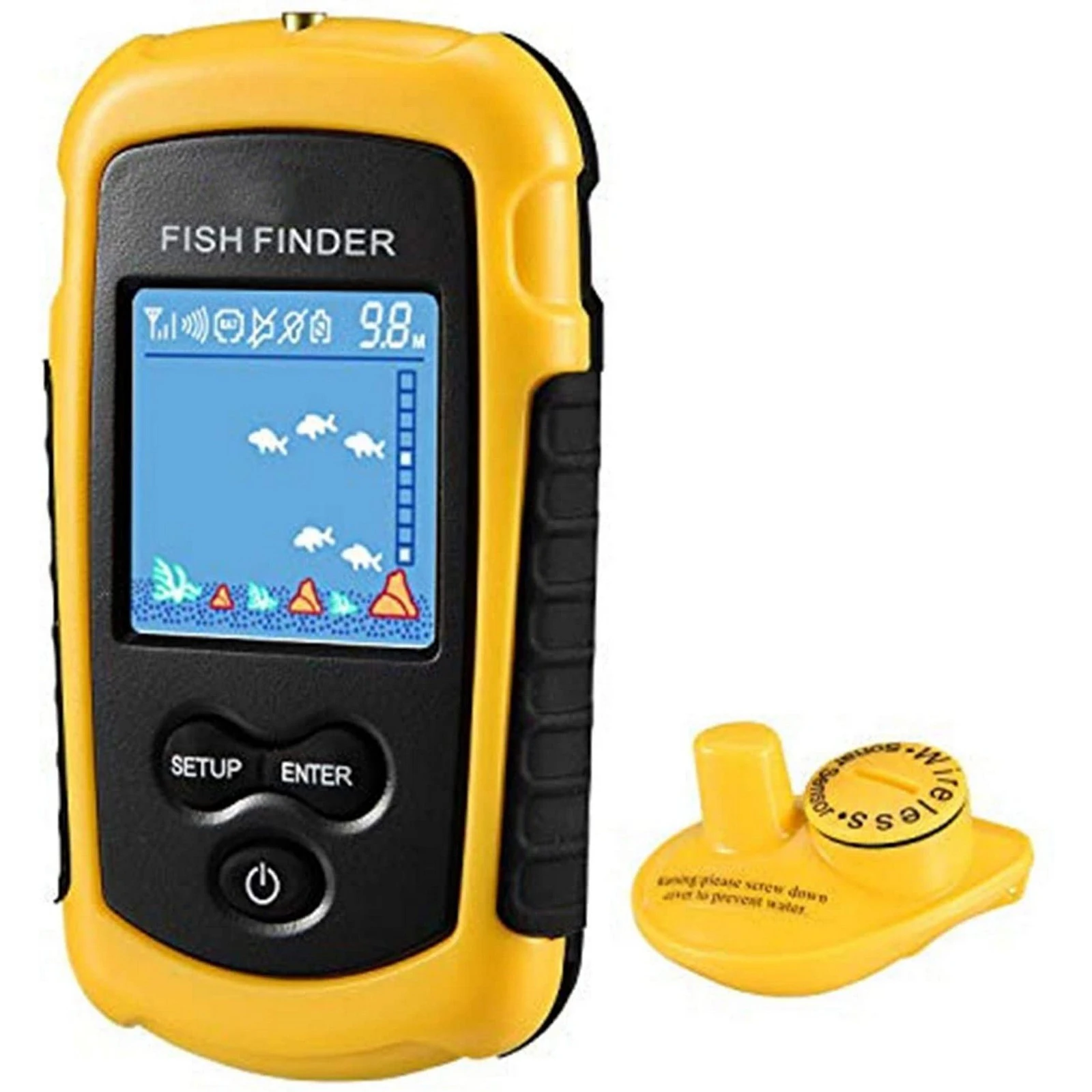 Portable Liquid Crystal Fish Finder Sonar Wired and Wireless Color Screen Fish Finder Fishing Device Outdoor Products
Portable Liquid Crystal Fish Finder Sonar Wired and Wireless Color Screen Fish Finder Fishing Device Outdoor Products