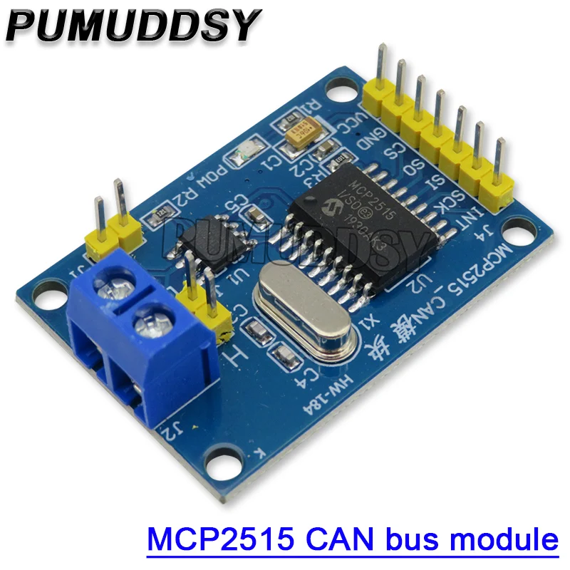 MCP2515 CAN Bus модуль TJA1050 приемник SPI для Arduino Diy Kit MCU контроллер рычага
MCP2515 CAN Bus модуль TJA1050 приемник SPI для Arduino Diy Kit MCU контроллер рычага