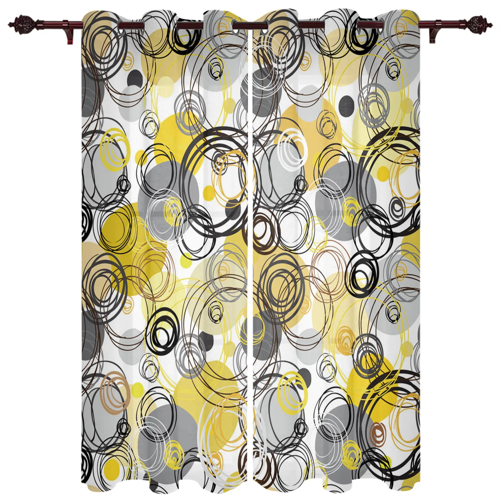 Kitchen Window Curtains Circles Lines Abstract Adult Children Bedroom Decoration Living Room Hanging ClothTreatment Curtains
Kitchen Window Curtains Circles Lines Abstract Adult Children Bedroom Decoration Living Room Hanging ClothTreatment Curtains
