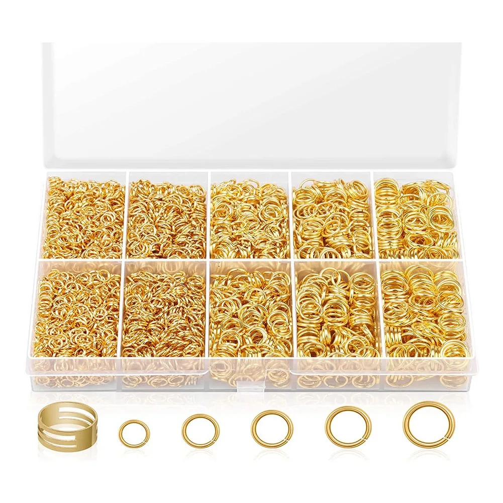 Jump Rings for Jewelry Making, 4600Pcs Jump Rings with Jump Rings Open/ for Jewelry Making Gold
Jump Rings for Jewelry Making, 4600Pcs Jump Rings with Jump Rings Open/ for Jewelry Making Gold