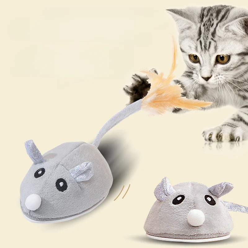 Interactive Mouse Toy for Cats USB Charging Moving Rat with Feather Toys Play-Catch Training Toy for Indoor Kittens Pets Supply
Interactive Mouse Toy for Cats USB Charging Moving Rat with Feather Toys Play-Catch Training Toy for Indoor Kittens Pets Supply