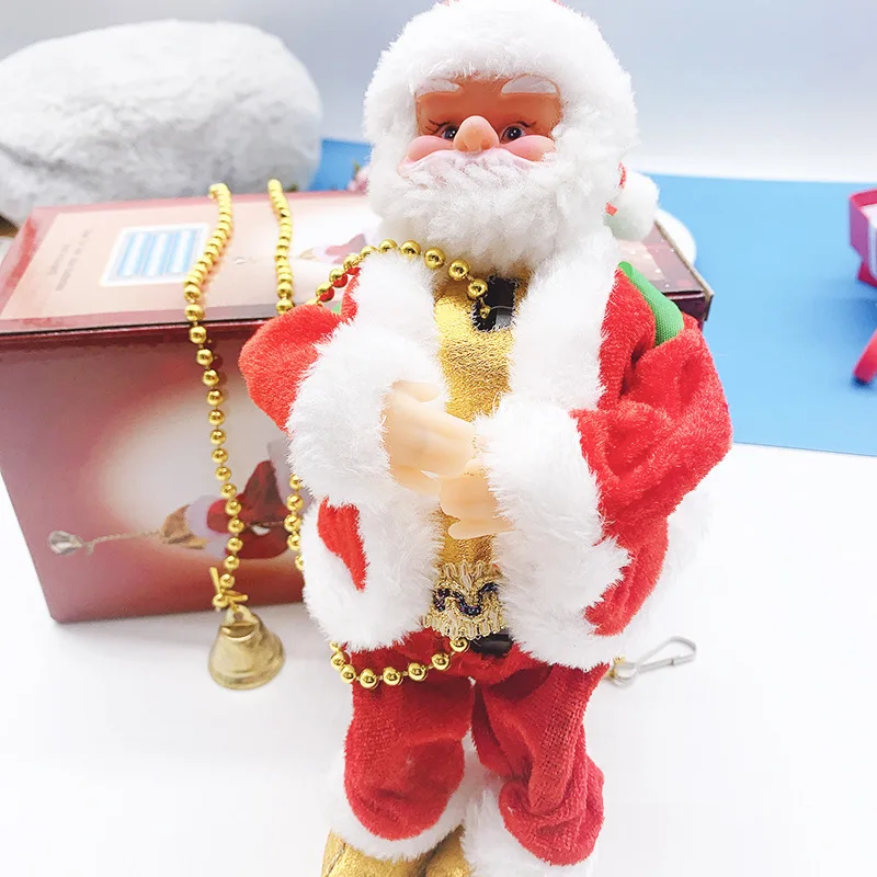 Electric Climbing Ladder Santa Claus Christmas Figurine Ornament Climb Up The Beads and Go Down Repeatedly Kids Toy Gifts New
Electric Climbing Ladder Santa Claus Christmas Figurine Ornament Climb Up The Beads and Go Down Repeatedly Kids Toy Gifts New