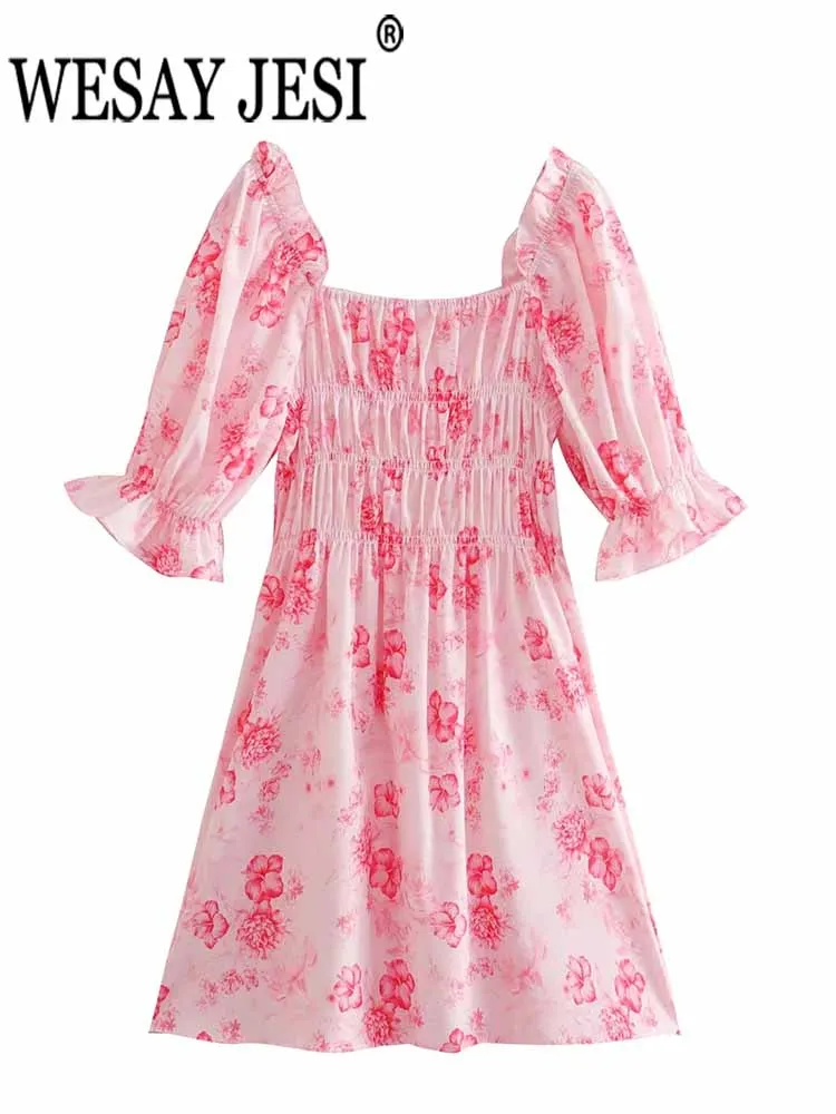 WESAY JESI элегантное женское мини-платье с цветочным принтом реглан с пышными рукавами квадратный вырез края грибок сладкий стиль кантри Эласт...
WESAY JESI элегантное женское мини-платье с цветочным принтом реглан с пышными рукавами квадратный вырез края грибок сладкий стиль кантри Эласт...
