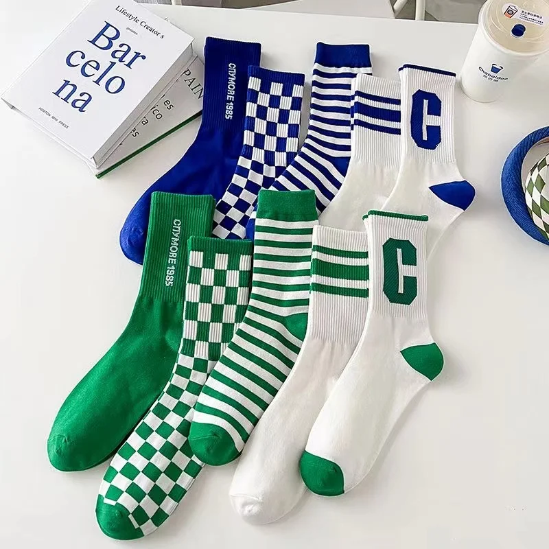 Hot Sale 2022 Autumn Winter Fashion Korea Harajuku Socks Street Hip Hop Skateboard Striped Mid Tube Socks Breathable Women Socks
Hot Sale 2022 Autumn Winter Fashion Korea Harajuku Socks Street Hip Hop Skateboard Striped Mid Tube Socks Breathable Women Socks