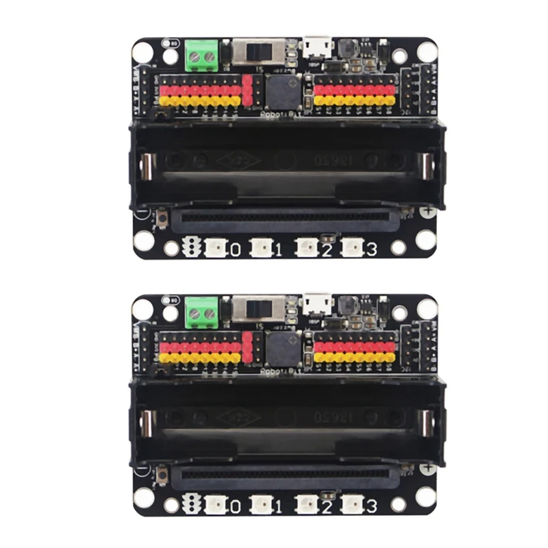 2X Micro: Bit Плата расширения Robotbit V2.0 поддерживает автономное Программирование Makecode для Micro: Bit Плата расширения Robotbit
2X Micro: Bit Плата расширения Robotbit V2.0 поддерживает автономное Программирование Makecode для Micro: Bit Плата расширения Robotbit