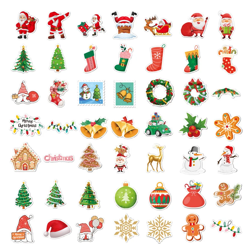100pcs Christmas Theme Sticker Santa Claus Snowflake Sticker Cartoon Sticker Student Hand Account Notebook Decoration Sticker
100pcs Christmas Theme Sticker Santa Claus Snowflake Sticker Cartoon Sticker Student Hand Account Notebook Decoration Sticker