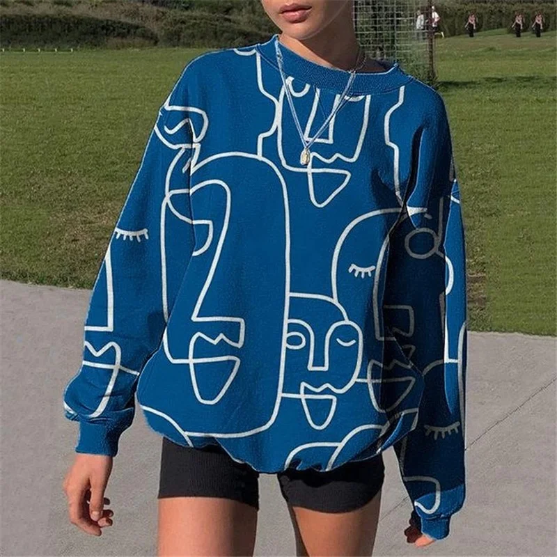 Oversized Fashion Sweatshirt 2023 Plus Size Printed Pullover Fashion Hoodie Womens Tops Crewneck Sweatshirt 2023 Femme Clothes
Oversized Fashion Sweatshirt 2023 Plus Size Printed Pullover Fashion Hoodie Womens Tops Crewneck Sweatshirt 2023 Femme Clothes