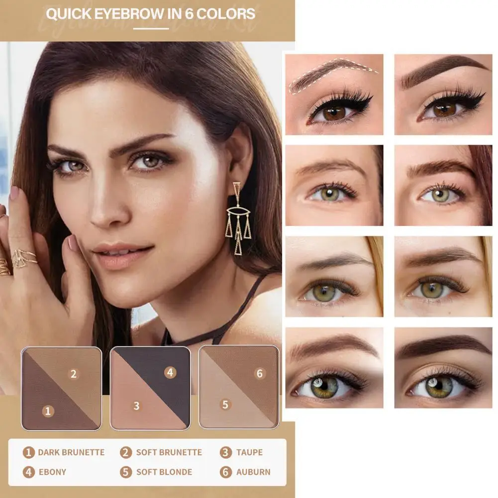 Quickly Coloring 1 Set Versatile Color Palette Fine Powder Eyeshadow Mini Eyebrow Contour Palette Silky for Lady
Quickly Coloring 1 Set Versatile Color Palette Fine Powder Eyeshadow Mini Eyebrow Contour Palette Silky for Lady